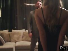 Deeper. Naughty Avery gets spanked & disciplined by stranger
