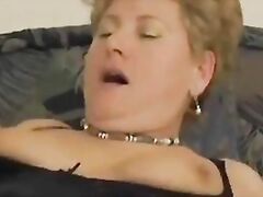 Fat European exotic grandmother